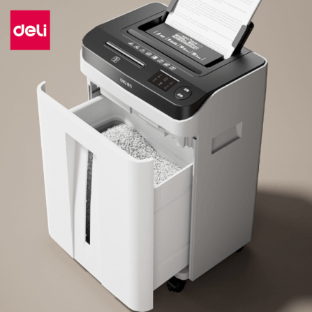 เครื่องทำลายเอกสารอัตโนมัติ DELI GA850-WH-01 25ลิตร สีขาว_6